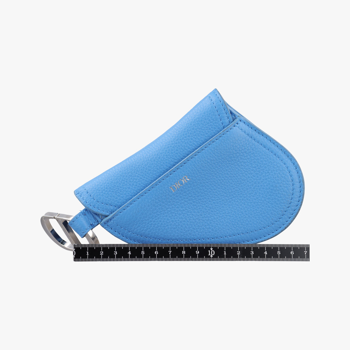 Saddle pouch Blue Leather 19-BO-1109 Xサドルポーチ ブルー レザー 19-BO-1109 X