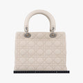 Lady Dior Beige lambskin 09-MA-0096レディディオール ベージュ ラムスキン 09-MA-0096