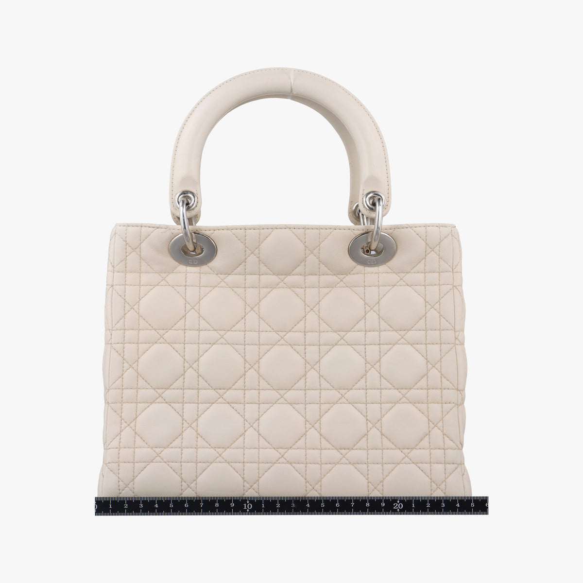 Lady Dior Beige lambskin 09-MA-0096レディディオール ベージュ ラムスキン 09-MA-0096