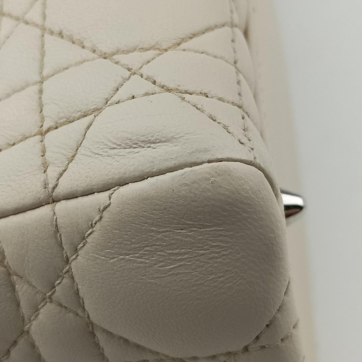 Lady Dior Beige lambskin 09-MA-0096レディディオール ベージュ ラムスキン 09-MA-0096