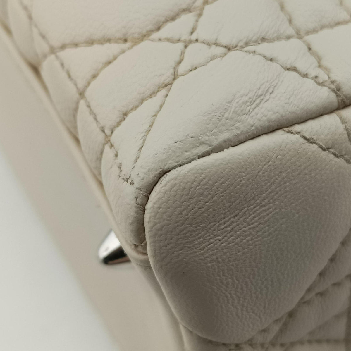 Lady Dior Beige lambskin 09-MA-0096レディディオール ベージュ ラムスキン 09-MA-0096
