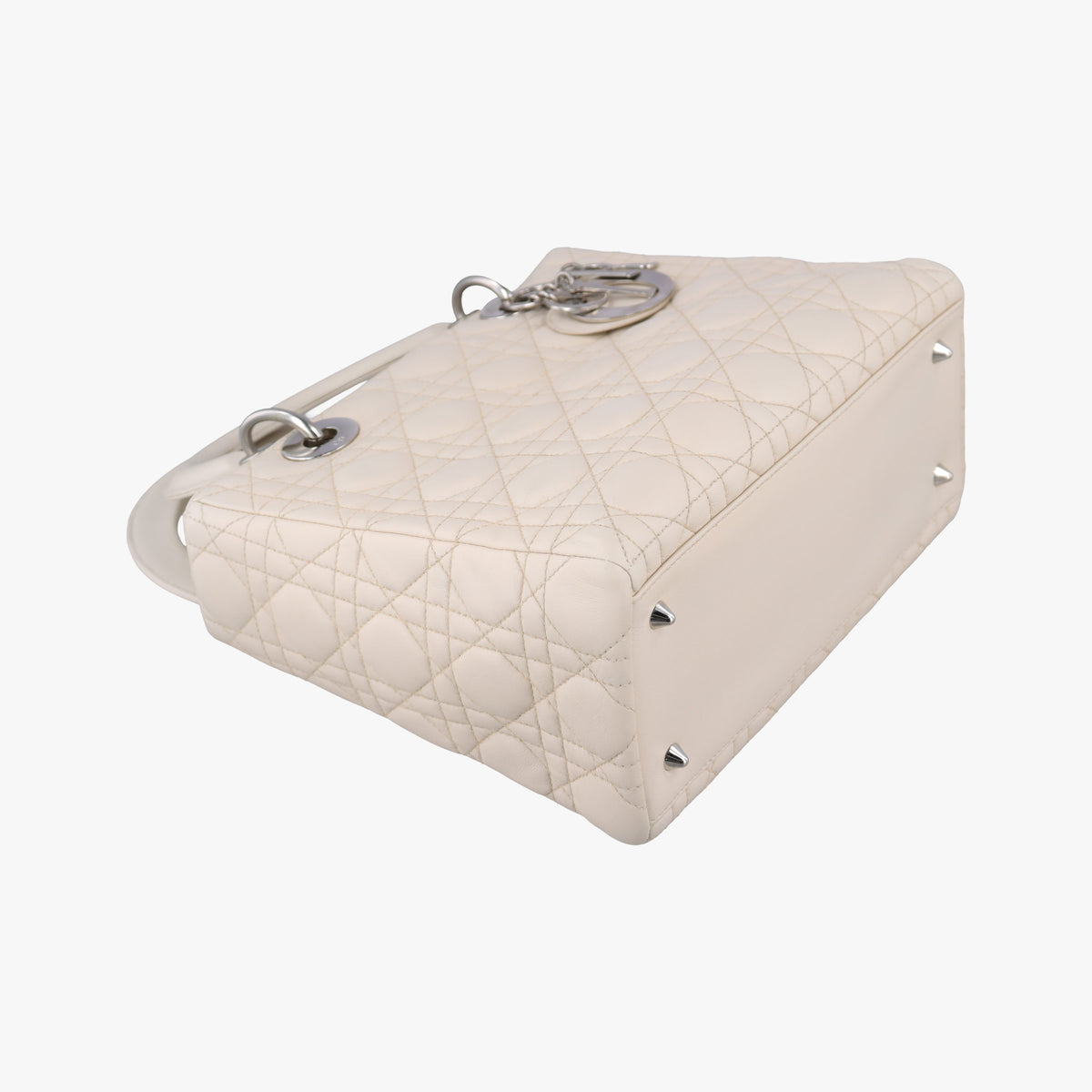 Lady Dior Beige lambskin 09-MA-0096レディディオール ベージュ ラムスキン 09-MA-0096