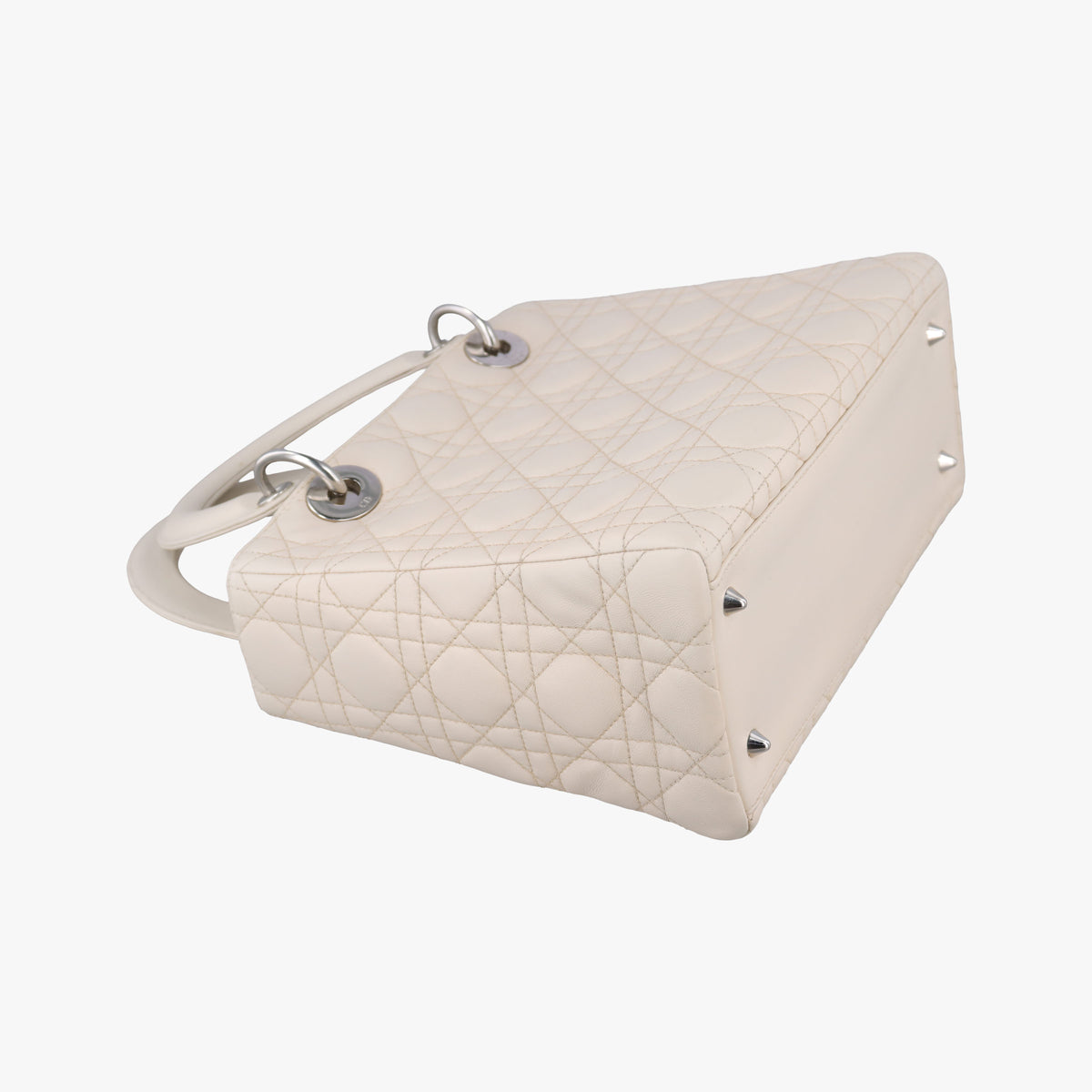 Lady Dior Beige lambskin 09-MA-0096レディディオール ベージュ ラムスキン 09-MA-0096