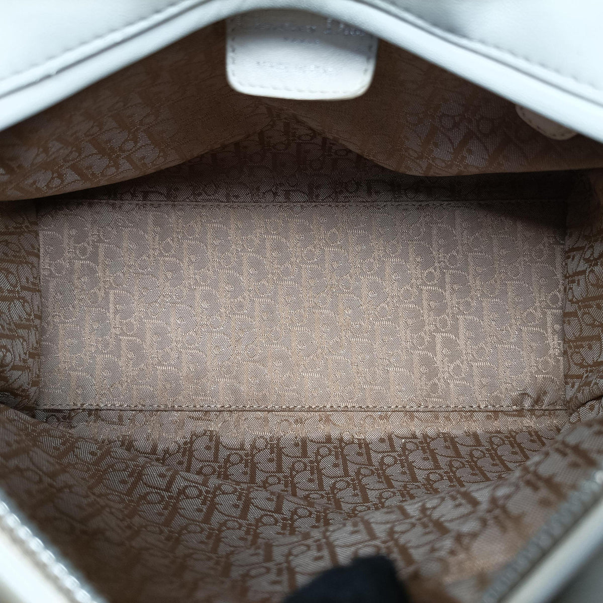 Lady Dior Beige lambskin 09-MA-0096レディディオール ベージュ ラムスキン 09-MA-0096