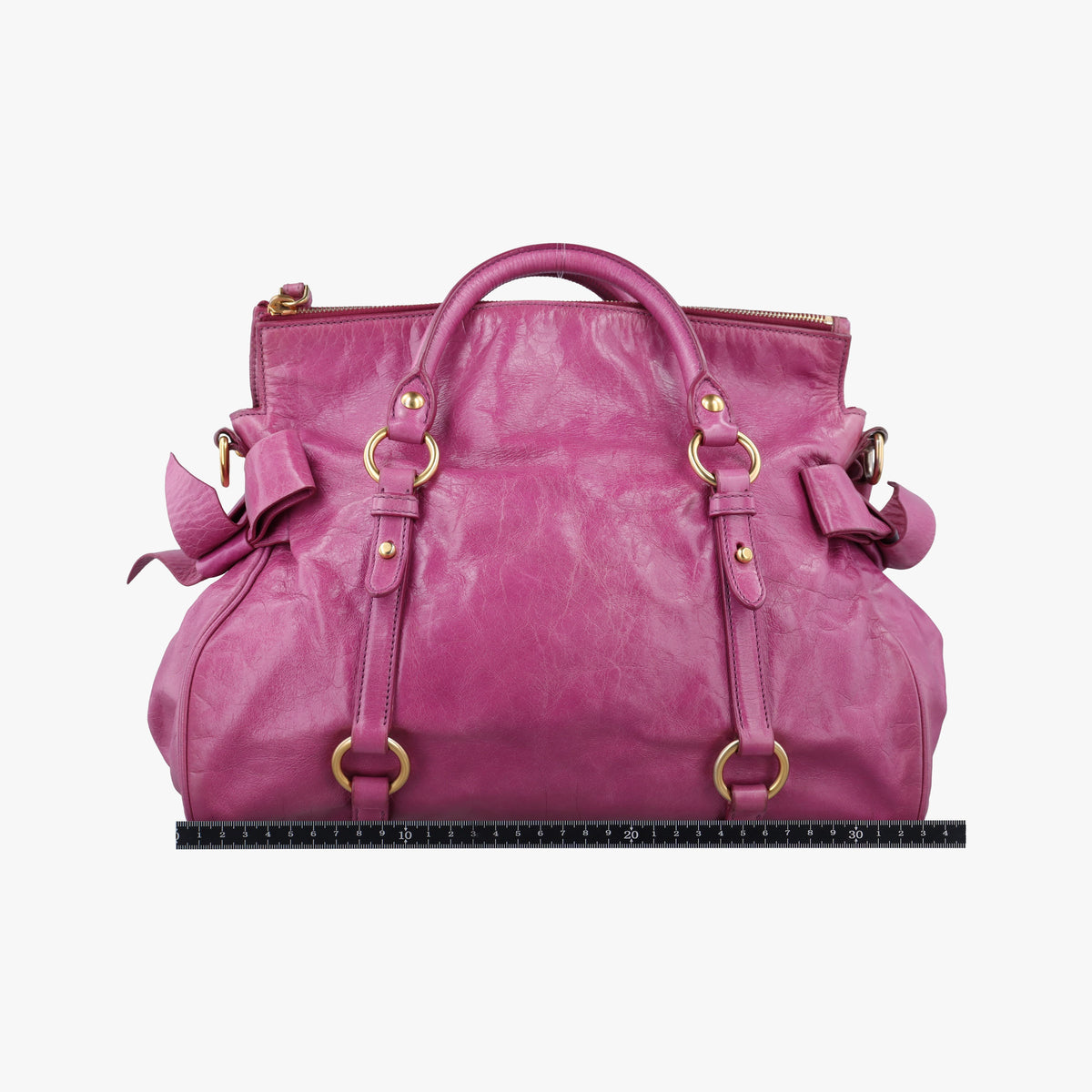 Vittelorux Bow Purple Leather 26ヴィッテロルクス ボー パープル レザー 26