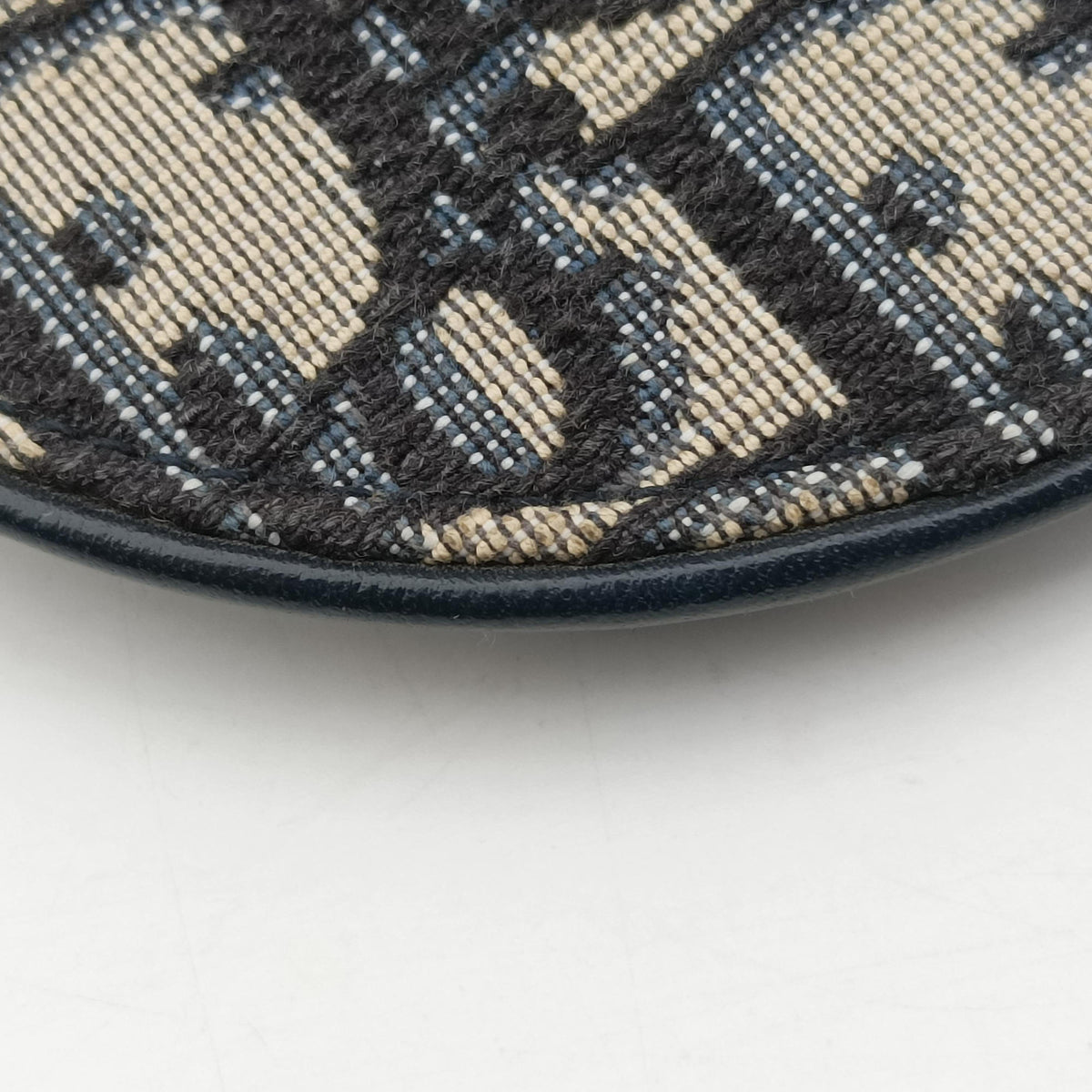 Saddle Navy Jacquard×Leather 50-MA-1109サドル ネイビー ジャガード×レザー 50-MA-1109