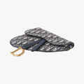 Saddle Navy Jacquard×Leather 50-MA-1109サドル ネイビー ジャガード×レザー 50-MA-1109