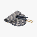 Saddle Navy Jacquard×Leather 50-MA-1109サドル ネイビー ジャガード×レザー 50-MA-1109
