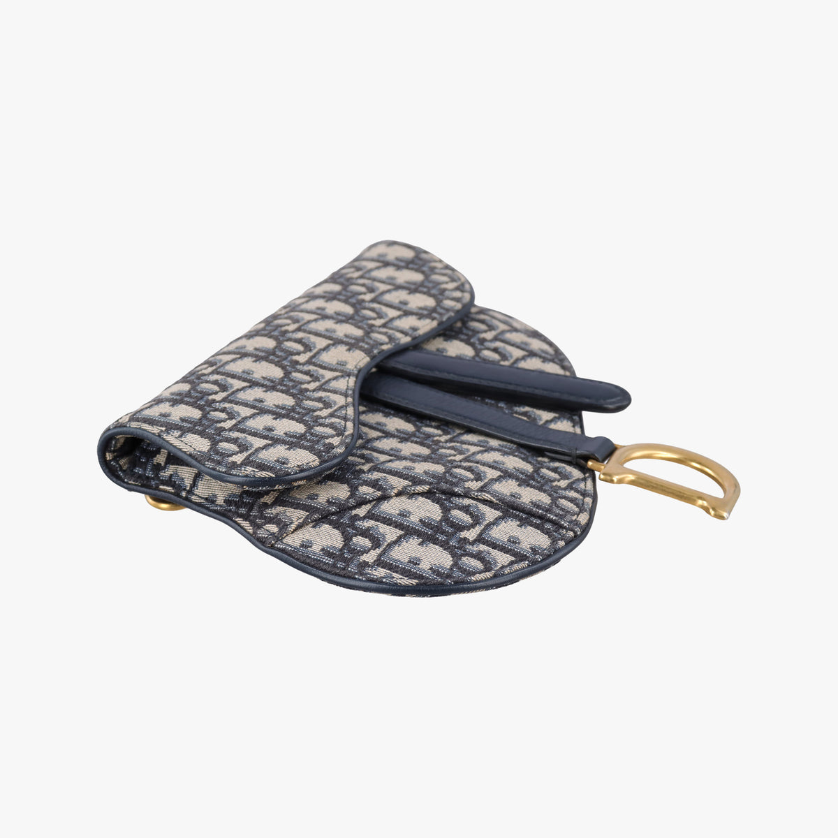 Saddle Navy Jacquard×Leather 50-MA-1109サドル ネイビー ジャガード×レザー 50-MA-1109