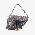 Saddle Navy Jacquard × Leather 28-MA-0210 IC Chipサドル ネイビー ジャガード×レザー 28-MA-0210 ICチップ