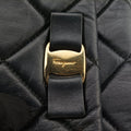 Vara Quilted Black Leather KM-22 C150ヴァラ キルテッド ブラック レザー KM-22 C150