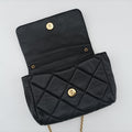 Vara Quilted Black Leather KM-22 C150ヴァラ キルテッド ブラック レザー KM-22 C150