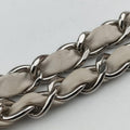 Perforated Chain White Leather A34884 11377089パーフォレイテッド チェーン ホワイト レザー A34884 11377089