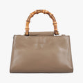 Bamboo Web Nymphaea Brown leather 470271 E024614976ニムフェア バンブー ウェブ ブラウン レザー 470271 E024614976