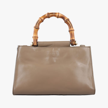 Bamboo Web Nymphaea Brown leather 470271 E024614976ニムフェア バンブー ウェブ ブラウン レザー 470271 E024614976
