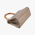 Bamboo Web Nymphaea Brown leather 470271 E024614976ニムフェア バンブー ウェブ ブラウン レザー 470271 E024614976