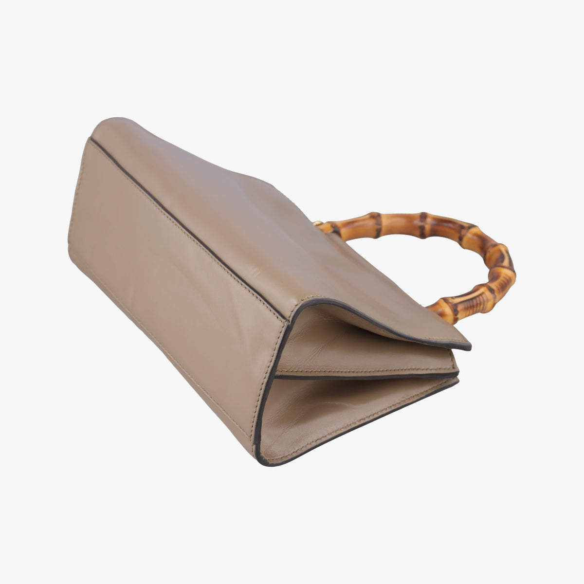 Bamboo Web Nymphaea Brown leather 470271 E024614976ニムフェア バンブー ウェブ ブラウン レザー 470271 E024614976