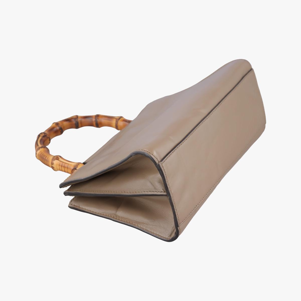 Bamboo Web Nymphaea Brown leather 470271 E024614976ニムフェア バンブー ウェブ ブラウン レザー 470271 E024614976