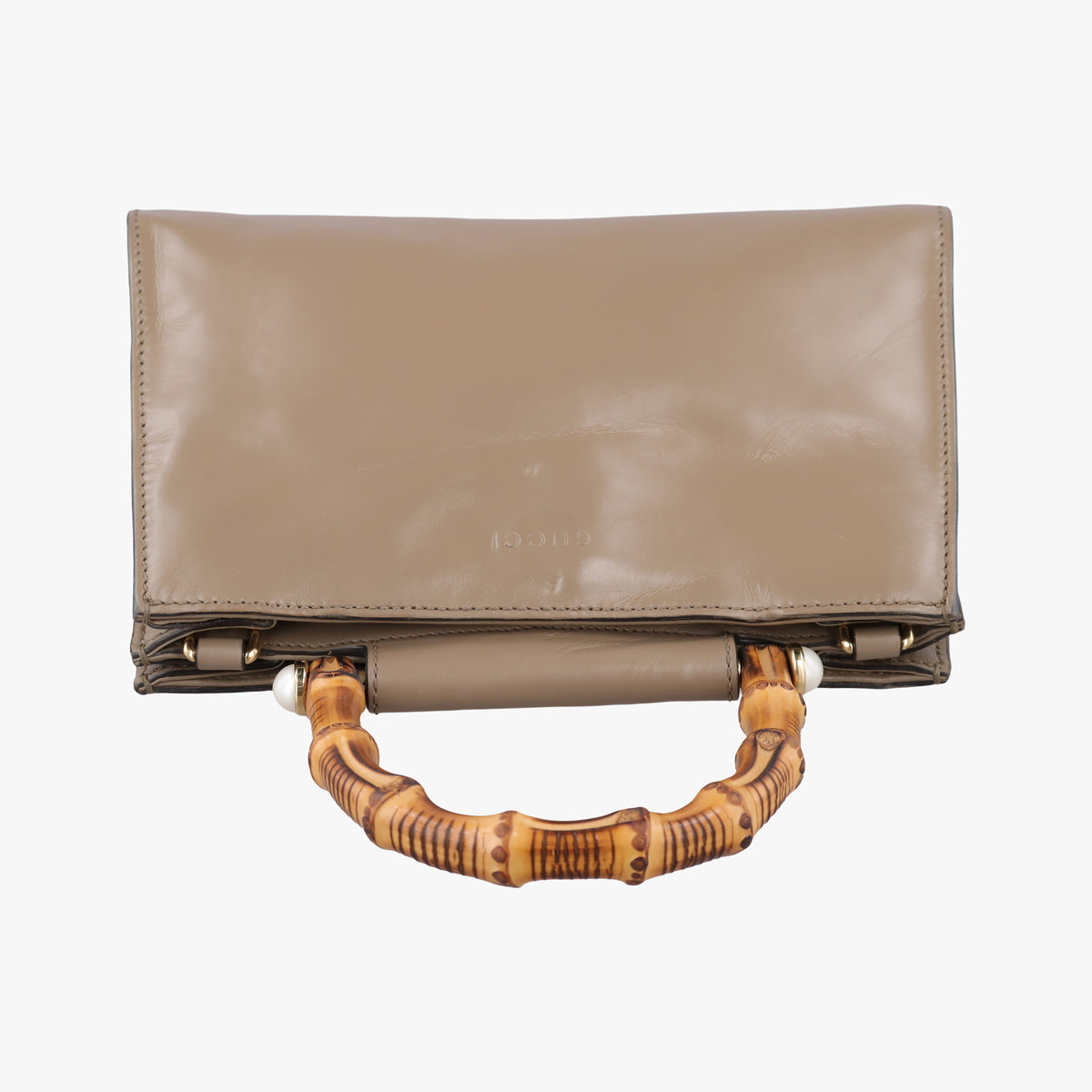 Bamboo Web Nymphaea Brown leather 470271 E024614976ニムフェア バンブー ウェブ ブラウン レザー 470271 E024614976