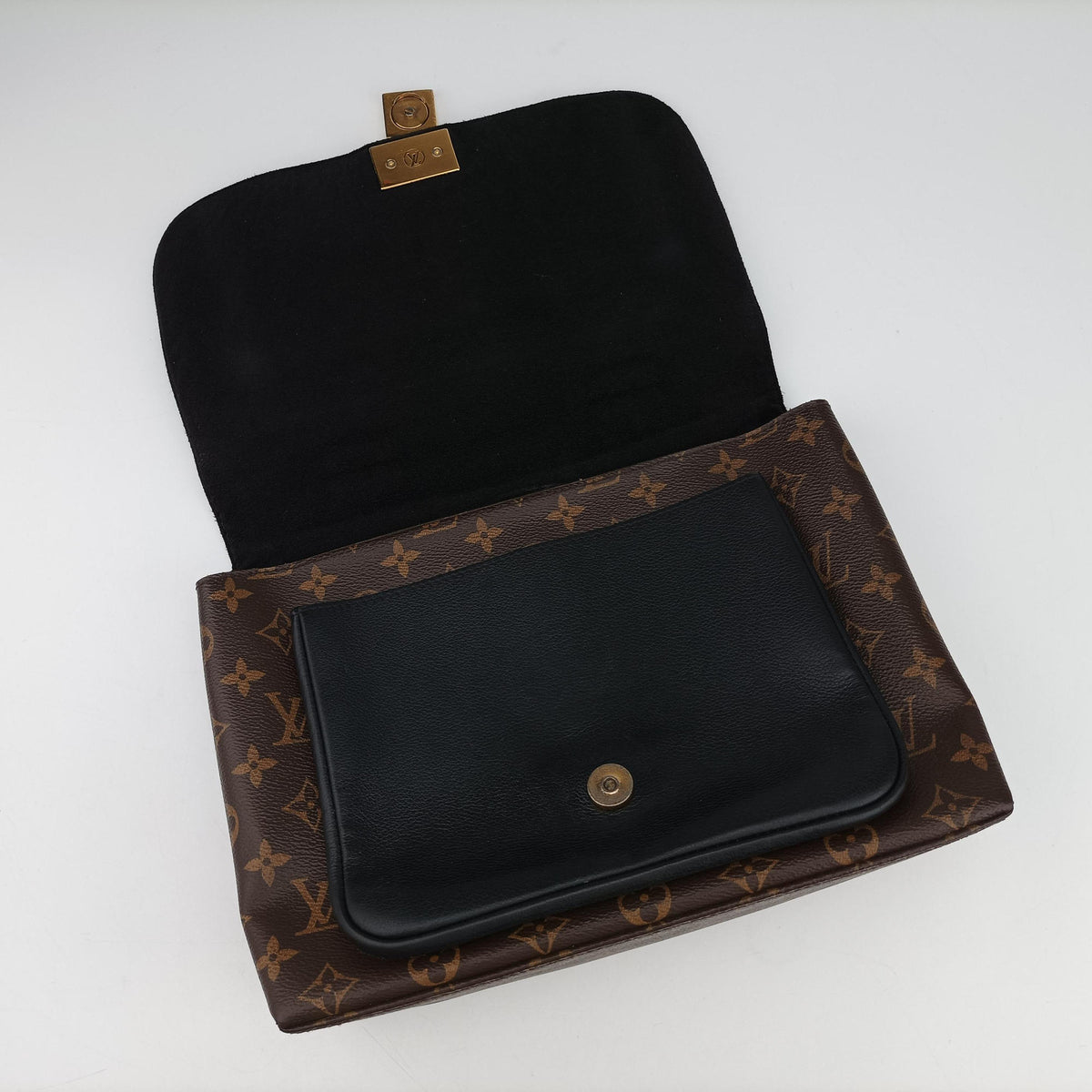 MARIGNAN brown×black Monogram Canvas×calf leather M44259 FL1158マリニャン モノグラム/ブラウン×ブラック モノグラムキャンバス×カーフレザー M44259 FL1158