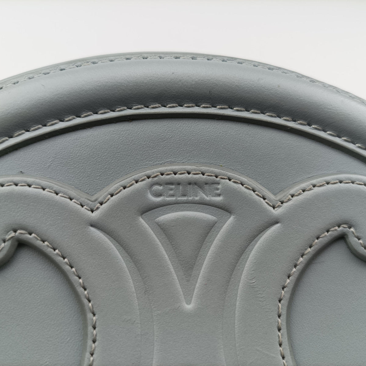 Oval Purse Cuir Triomphe Blue Leather W-SL-2262オーバルパース キュイル トリオンフ ブルー レザー W-SL-2262