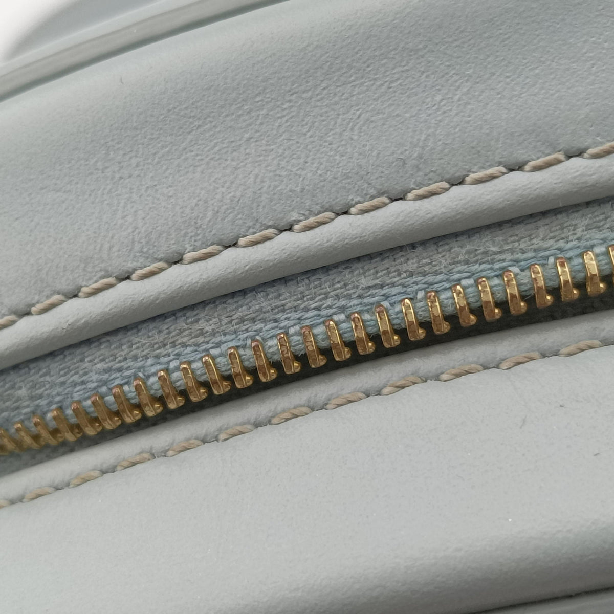 Oval Purse Cuir Triomphe Blue Leather W-SL-2262オーバルパース キュイル トリオンフ ブルー レザー W-SL-2262