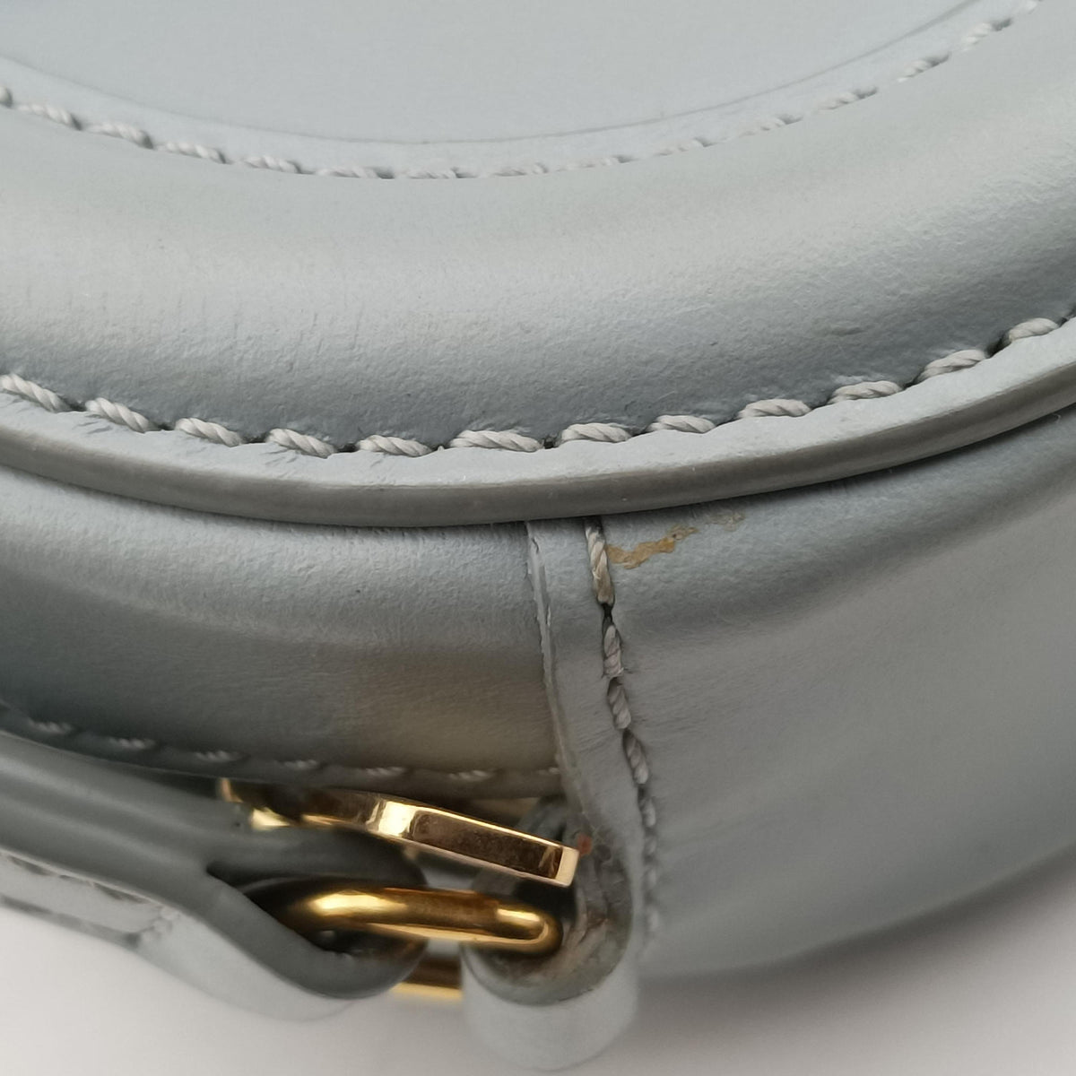 Oval Purse Cuir Triomphe Blue Leather W-SL-2262オーバルパース キュイル トリオンフ ブルー レザー W-SL-2262