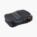 Print Messenger Black Leather 574803 G028991955プリントメッセンジャー ブラック レザー 574803 G028991955