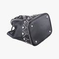 Y Studded Bucket Black Leather 454072 VLR454072.1116Y スタッズバケツ ブラック レザー 454072 VLR454072.1116