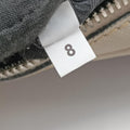 Triangle Logo White Saffiano Leather 2VL012 56 8トライアングル ロゴ ホワイト サフィアーノレザー 2VL012 56 8