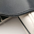 Triangle Logo White Saffiano Leather 2VL012 56 8トライアングル ロゴ ホワイト サフィアーノレザー 2VL012 56 8