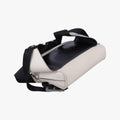 Triangle Logo White Saffiano Leather 2VL012 56 8トライアングル ロゴ ホワイト サフィアーノレザー 2VL012 56 8