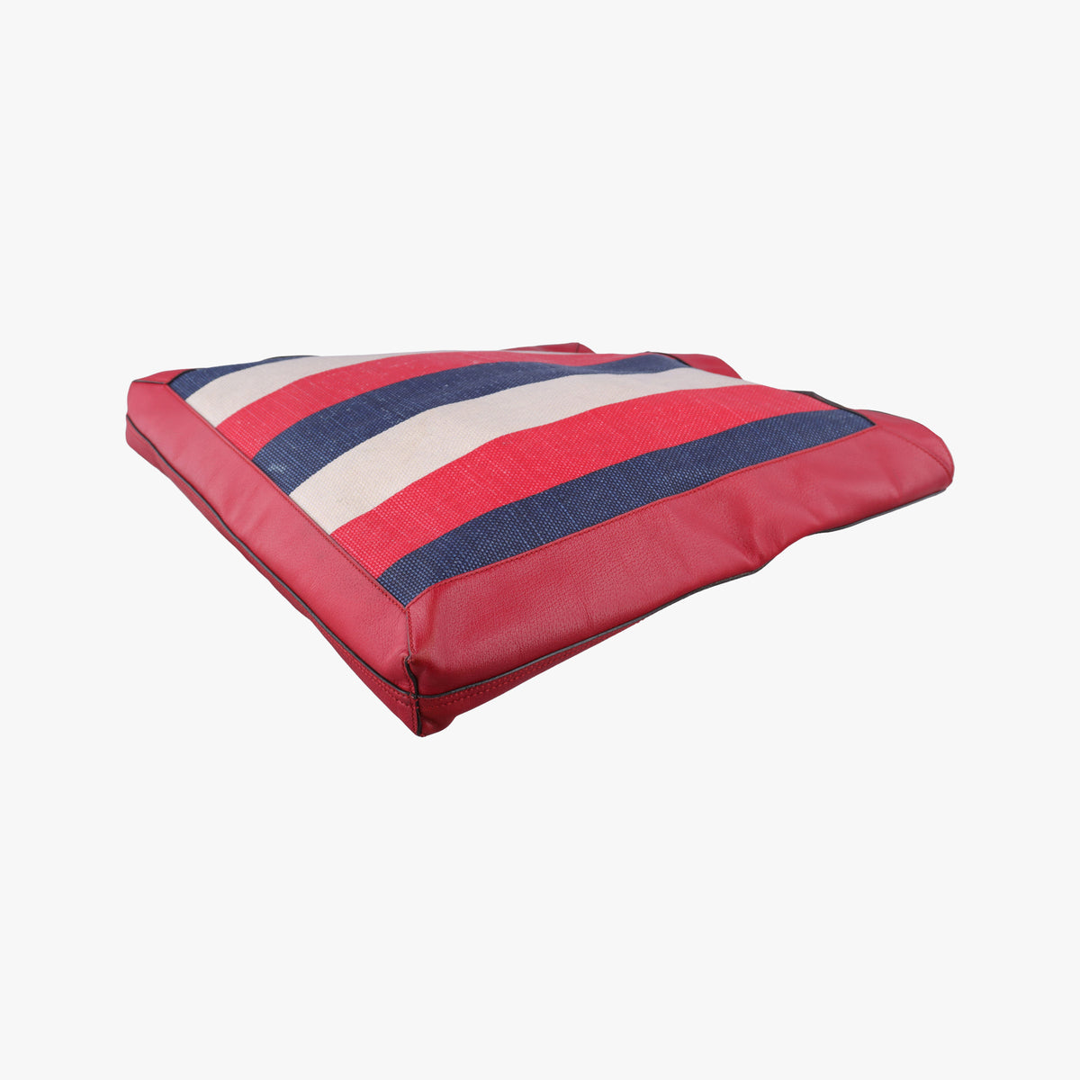Print Blue×Red×Ivory canvas×leather 523781 F025232802プリント ブルー×レッド×アイボリー キャンバス×レザー 523781 F025232802