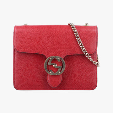 Interlocking G Red Leather 510304 C028867732インターロッキングG レッド レザー 510304 C028867732