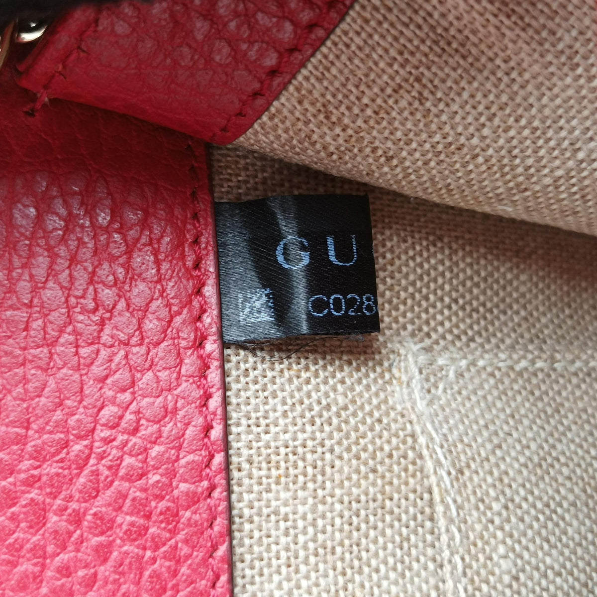 Interlocking G Red Leather 510304 C028867732インターロッキングG レッド レザー 510304 C028867732
