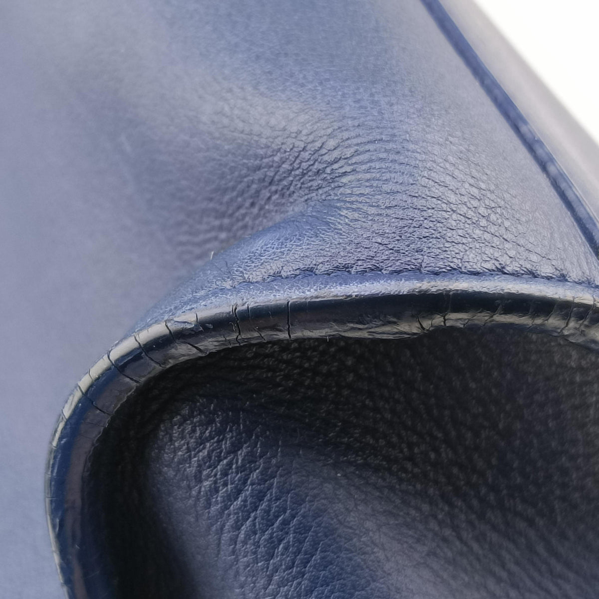 Y Ligne Petit Cabas Blue Leather 311203 311203 213317Yライン プチカバス ブルー レザー 311203 311203 213317