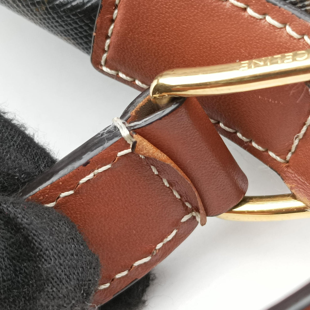 Medium Bucket Brown PVC coated canvas×Leather U-CU-0270ミディアム バケット ブラウン PVCコーティングキャンバス×レザー U-CU-0270