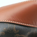 Medium Bucket Brown PVC coated canvas×Leather U-CU-0270ミディアム バケット ブラウン PVCコーティングキャンバス×レザー U-CU-0270
