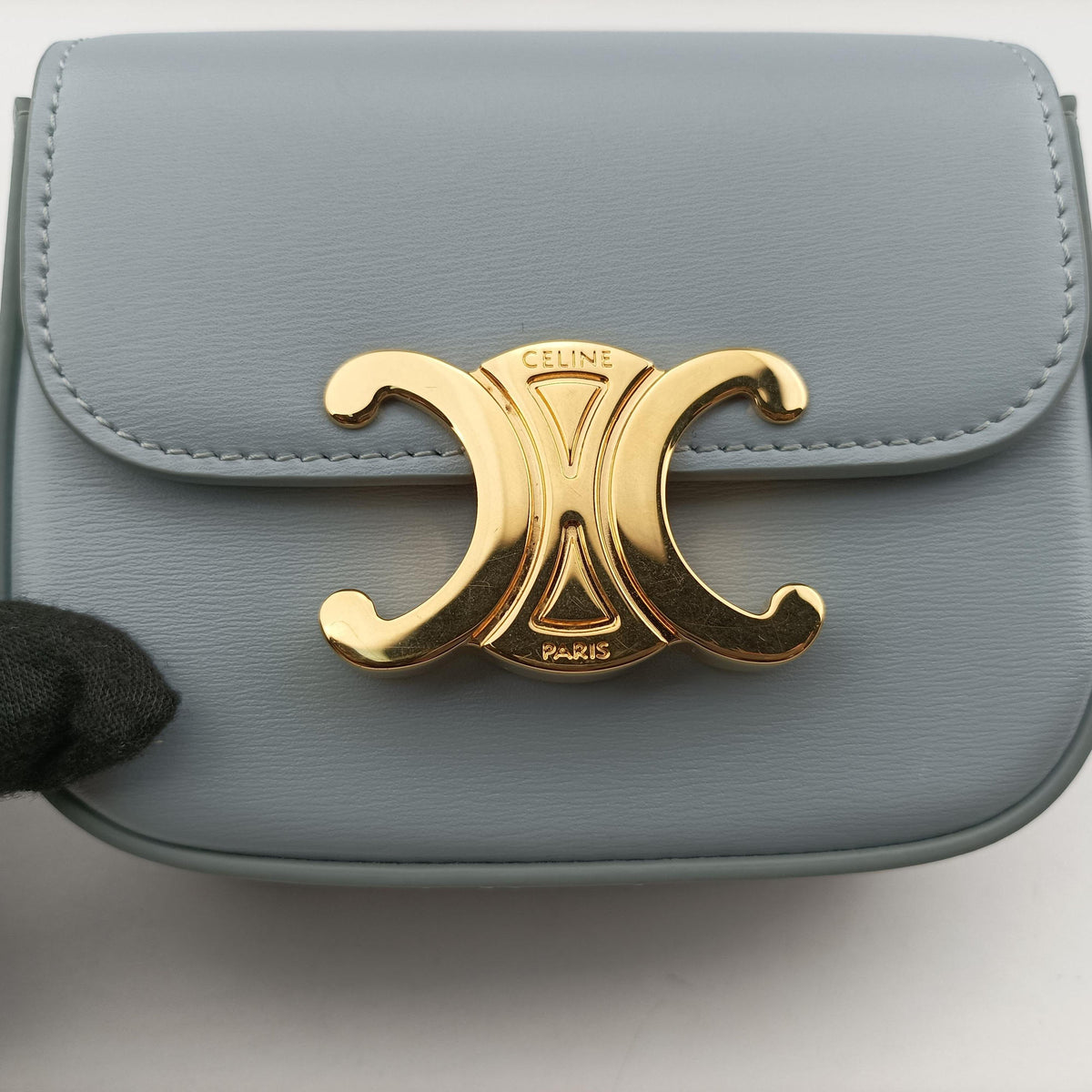 Mini Claude Triomphe Blue Leather S-SD-4234ミニ クロード トリオンフ ブルー レザー S-SD-4234