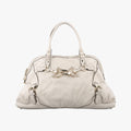 Horsebit Nail White Leather 189890 A2081946ホースビット ホワイト レザー 189890 A2081946