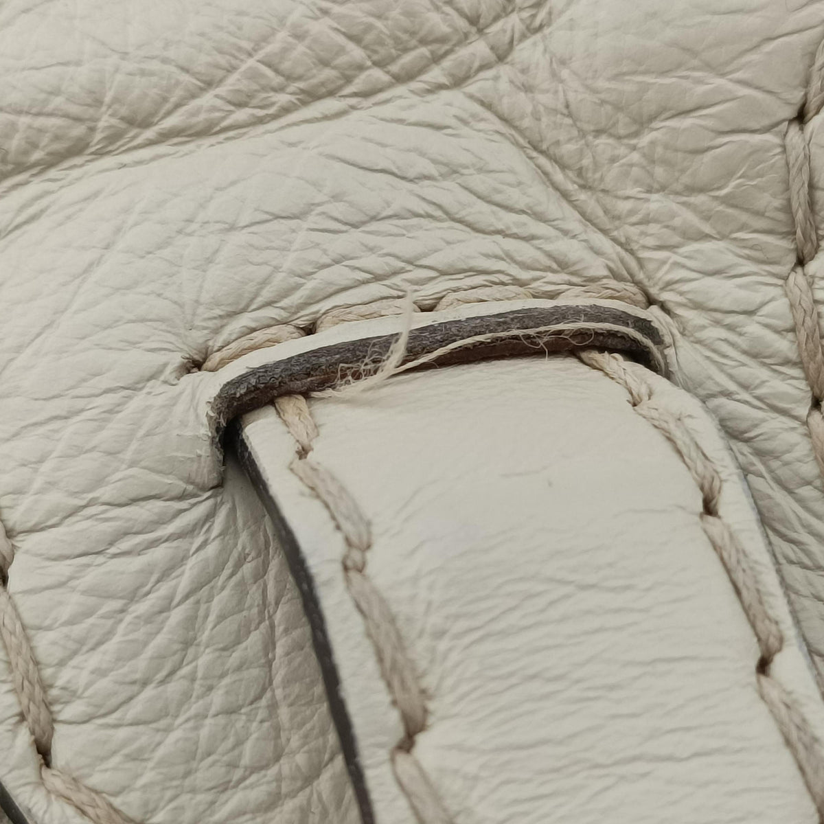 Horsebit Nail White Leather 189890 A2081946ホースビット ホワイト レザー 189890 A2081946