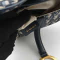Saddle Navy Jacquard × Leather 01-BO-0210 IC Chipサドル ネイビー ジャガード×レザー 01-BO-0210 ICチップ