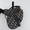 Saddle Navy Jacquard × Leather 01-BO-0210 IC Chipサドル ネイビー ジャガード×レザー 01-BO-0210 ICチップ