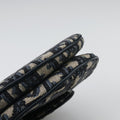 Saddle Navy Jacquard × Leather 01-BO-0210 IC Chipサドル ネイビー ジャガード×レザー 01-BO-0210 ICチップ