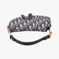 Saddle Navy Jacquard × Leather 01-BO-0210 IC Chipサドル ネイビー ジャガード×レザー 01-BO-0210 ICチップ