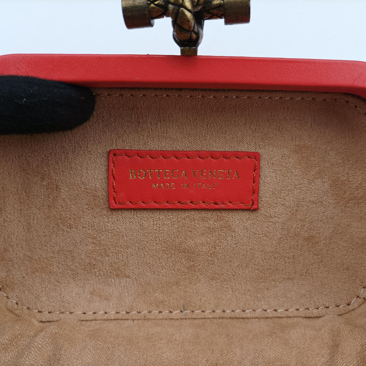 Intrecciato Orange Leather Lot number unknownイントレチャート オレンジ レザー 製番不明