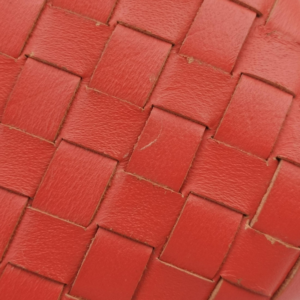 Intrecciato Orange Leather Lot number unknownイントレチャート オレンジ レザー 製番不明