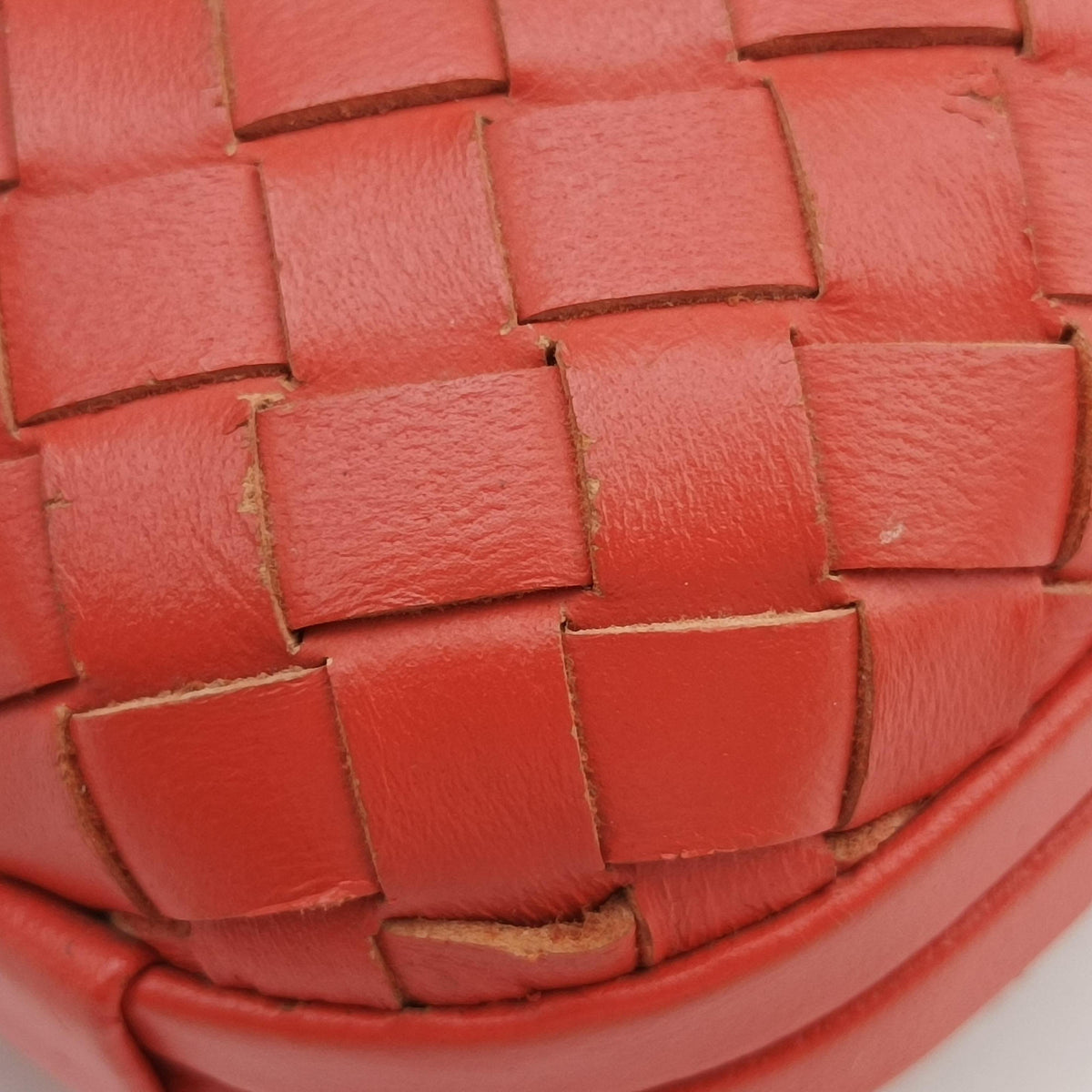 Intrecciato Orange Leather Lot number unknownイントレチャート オレンジ レザー 製番不明