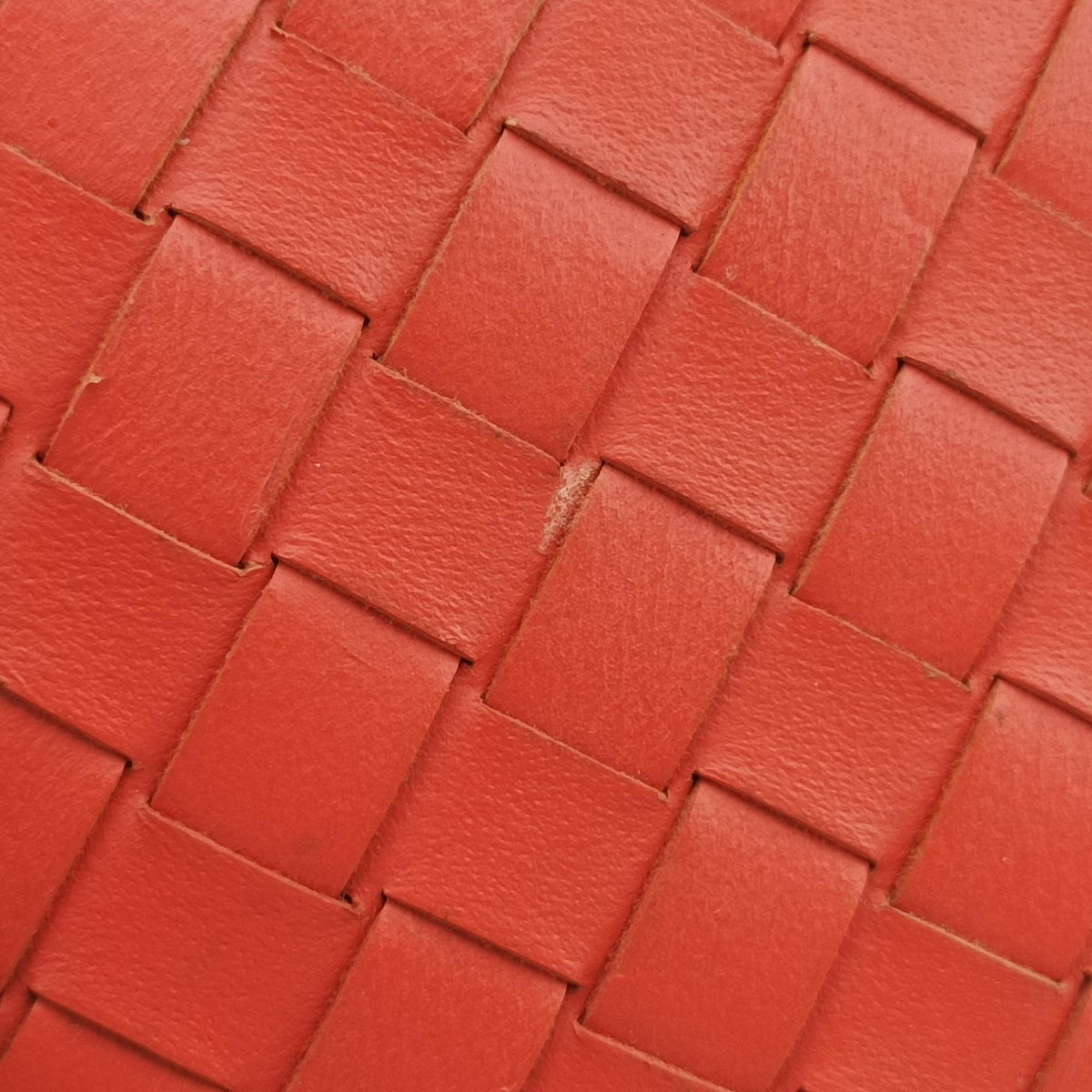Intrecciato Orange Leather Lot number unknownイントレチャート オレンジ レザー 製番不明