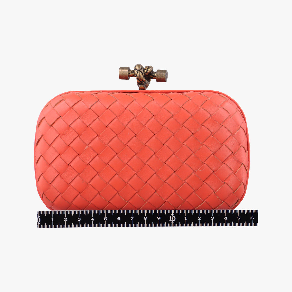 Intrecciato Orange Leather Lot number unknownイントレチャート オレンジ レザー 製番不明